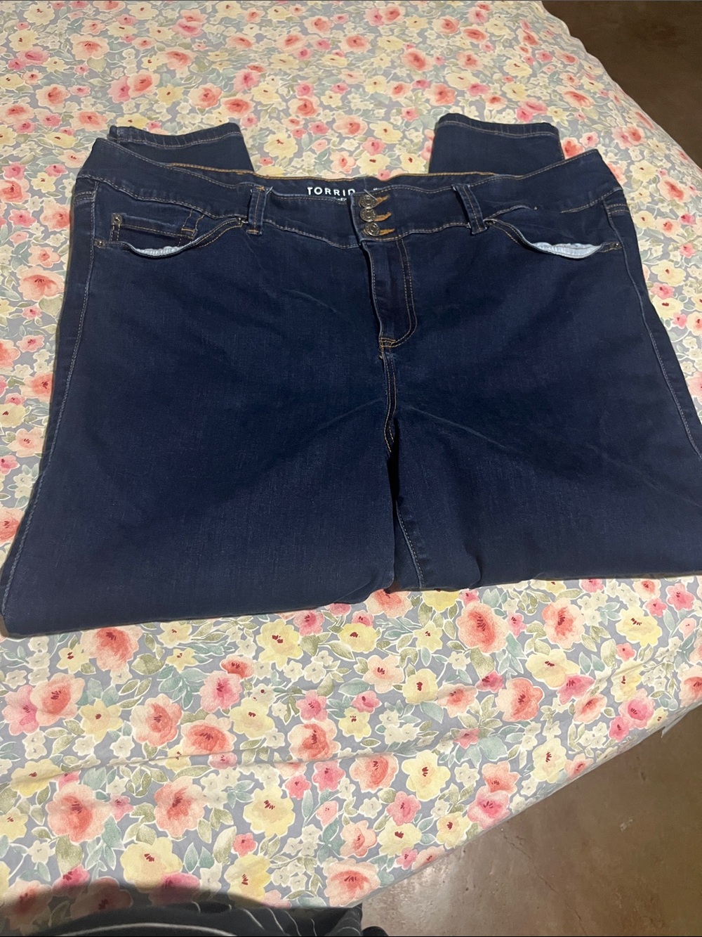 torrid Dark Indigo High-Rise Stretch Jeans